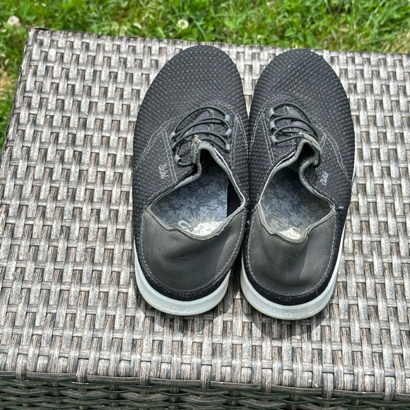 OluKai Black Sneakers with Breathable Mesh and Slip-On Design - Picture 4 of 6